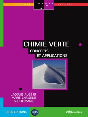 cover image of Chimie verte
